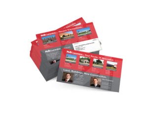 NAI Cummins Real Estate, Postcard Direct Mail Campaign 1, 2016.