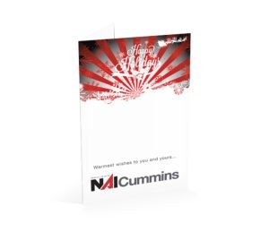 NAI Cummins Real Estate, Holiday Card Direct Mail, 2016.